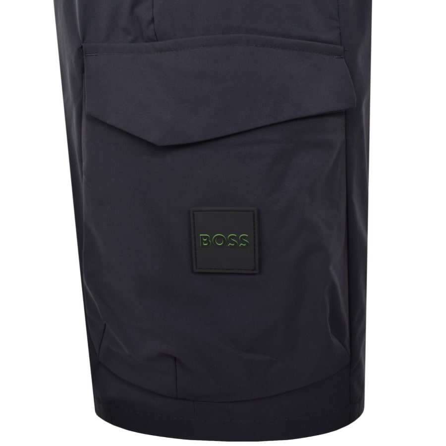 BOSS Urbanex Tapered Fit Cargo Shorts Navy | Mainline Menswear
